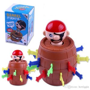 Pirate Barrel Games mainan tong bajak laut