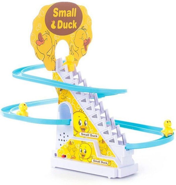 Small Duck Track Mainan Anak Track Tangga Seluncur Bebek Kuning