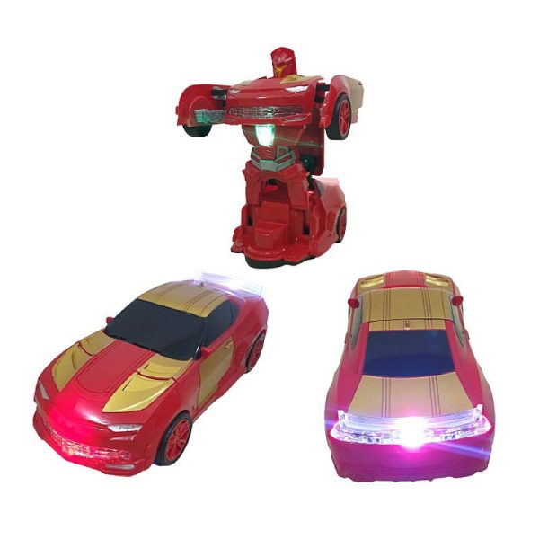 Mainan Anak RC Remote Control Mobil Jadi Robot Ironman Remot kontrol - Gambar 2