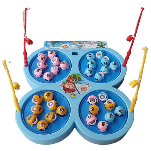 Fishing Game Magnet 4 Kolam Mainan Pancingan Ikan Magnet