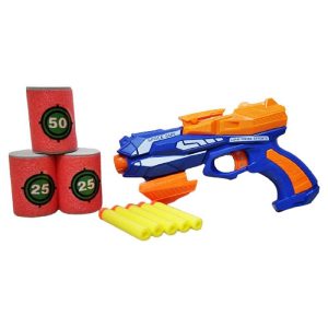 Mainan Pistol Soft Blaster Foam Shooter