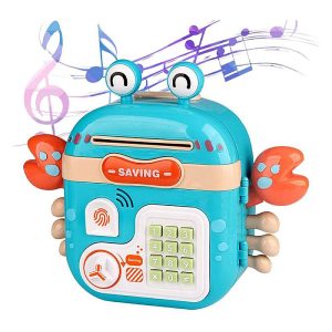 Mainan Anak Celengan ATM Crab Piggy Bank Tabungan
