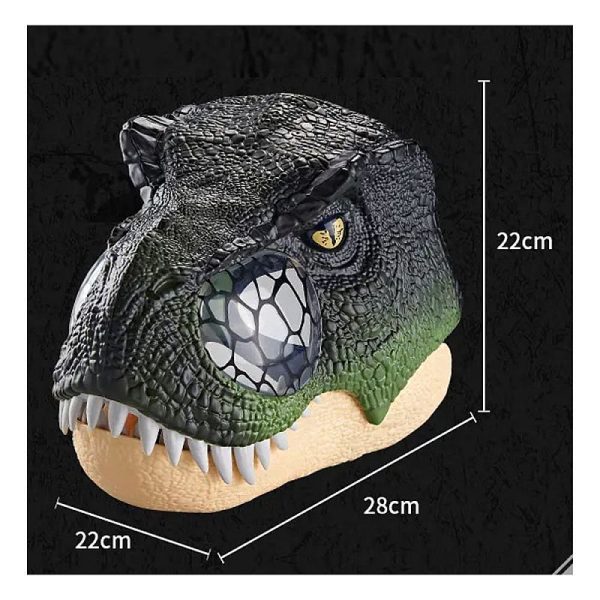 Mainan Topeng Helm Dinosaurus Mask Helmet Dino - Gambar 4